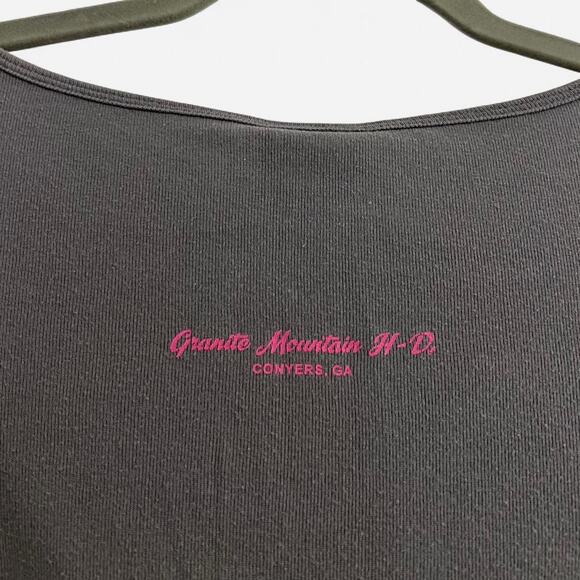 Vintage Y2K 2000s Harley Davidson Motorcycles McBling Long Sleeve - Picture 7 of 8